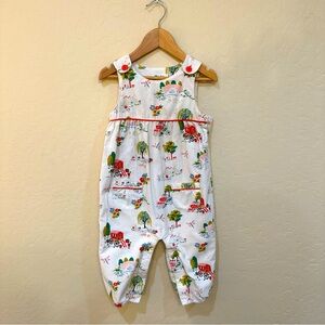 Farm scene baby overalls by mini boden